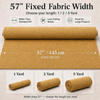 Mini Chenille Linen Blend Upholstery Fabric by the Yard, 57 Inch Wide Soft - Image 3