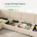 HONBAY Modular Sectional Sleeper Sofa - Image 6