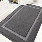 OLANLY Front Door Mat Outside 59x34, All-Season Heavy-Duty Rubber Doormat | by OLANLY