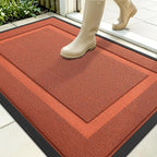 OLANLY Front Door Mat Outside 35x23, All-Season Heavy-Duty Rubber Doormat | by OLANLY