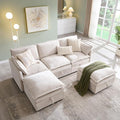 85.83" Modular Sectional Cloud Couches by Unknown