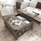 jimeimen Farmhouse Lift Top Coffee Table by jimeimenFurniture