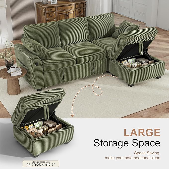 Hanherry 81" Sectional Couch - Image 3