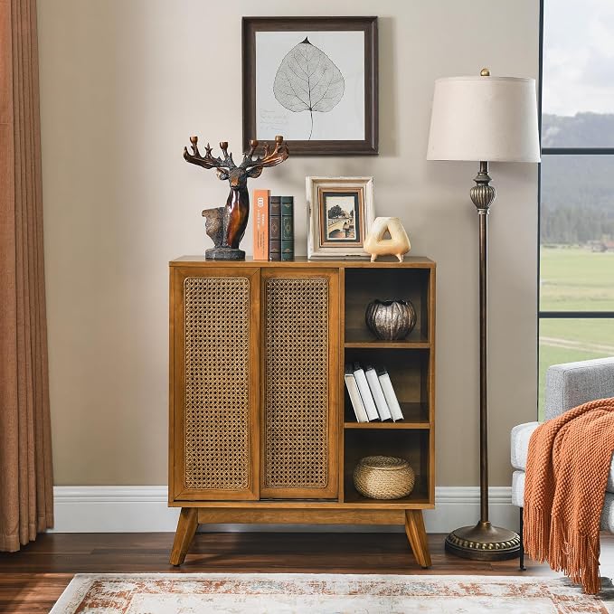 LKTART Mid Century Modern Storage Cabinet - Image 2