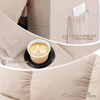 Massage Rocking Recliner Chair, Ergonomic Recliners Sofa - Image 6