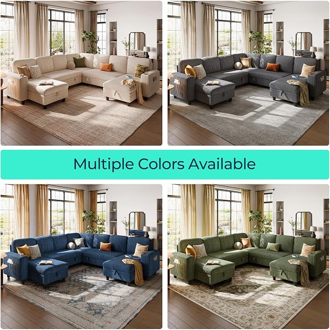 LINSY HOME Sectional Sleeper Sofa - Image 6
