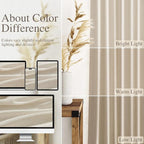 Birch Beige Curtains 90 Inches Long - Image 3