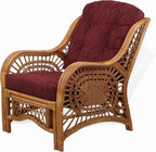 Malibu Lounge Living Accent Armchair Natural Rattan Wicker Handmade Design - Image 5