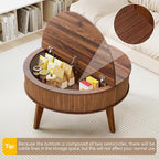 Round Lift Top Coffee Table - Image 6