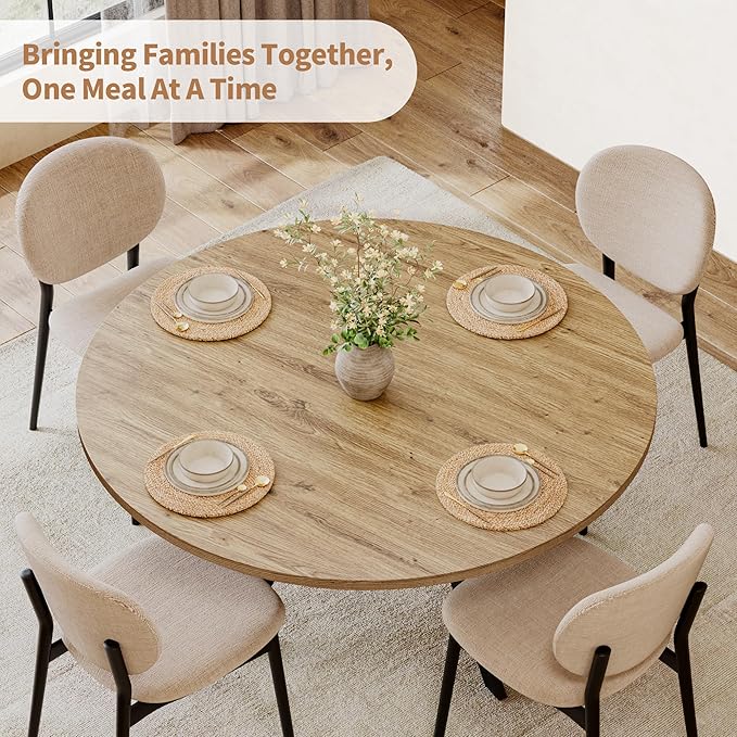 MECHYIN 42 Inch Round Dining Table - Image 4