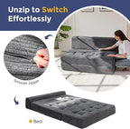 MAXYOYO 8" Folding Sofa Bed, Fold Out Chair Bed Sleeper Chair, Convertible - Image 7