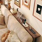 Huuger 39.4 Inch Behind Couch Table - Image 3