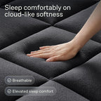 Niagara Sleep Solution Ultra Soft Twin Size Mattress Topper - Image 2