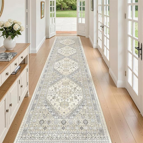 2x10 Runner Rug Non Slip, Washable Hallway Runner Rug, Laundry Room, Soft by Zesthome