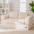 MAXYOYO Loveseat Sofa for Living Room, Small Sofa Couch Tufted Boneless Couch by MAXYOYO