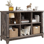 EnHomee 6 Cube Storage Organizer Bookshelf, Wood Cube Shelf Bookcase by EnHomee