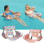 SLOOSH Inflatable Pool Floats Adult, 2 Packs Floating Lounge Chairs, Blow up - Image 2