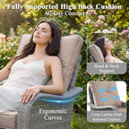 2-Seat Modern Patio Furniture Set - Image 2