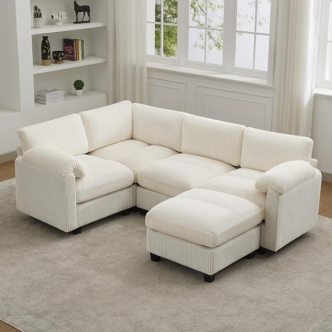 87'' U-Shaped Sectional Sofa by HATPPTO