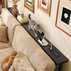 Huuger 39.4 Inch Behind Couch Table - Image 3