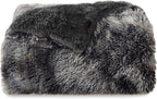 Bedsure GentleSoft Fuzzy Sherpa Faux Fur Twin Blanket Tie Dye Black Cozy Gifts - Image 7