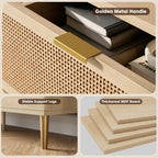 GarveeHome Rattan 6 Drawer Dresser - Image 9