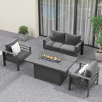 Solaste Aluminum Patio Furniture Set - Image 8