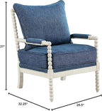 OSP Home Furnishings Kaylee Spindle Accent Chair - Image 9