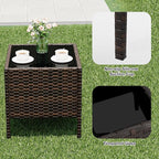 GarveeLife 3-Piece Patio Furniture Set, Rattan Outdoor Furniture - Image 5