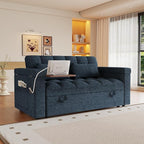 3 in 1 Convertible Sleeper Sofa, 65in Sleeper Couch - Image 3
