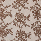 YJ YANJUN Vintage Lace Curtains 96 Inches Long-Victorian Floral Sheer Brown - Image 8