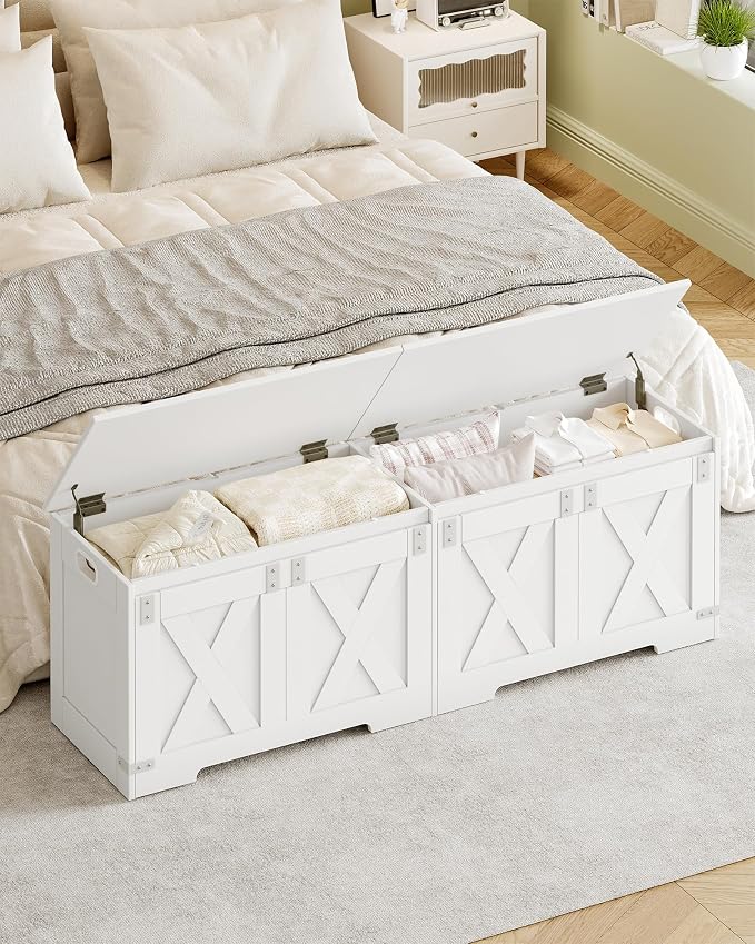Hzuaneri 59" Storage Chest, Large Storage Trunk - Image 2