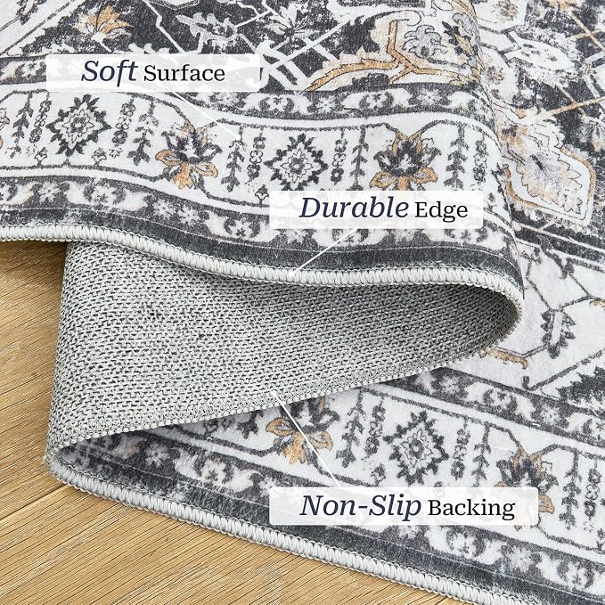 Madane Kitchen Runner 2'6''x8' Soft Rug Runners - Image 3