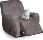 ANARACHON Leather Look Recliner Chair Covers, 4-Pieces Stretch Recliner Cover by ANARACHON