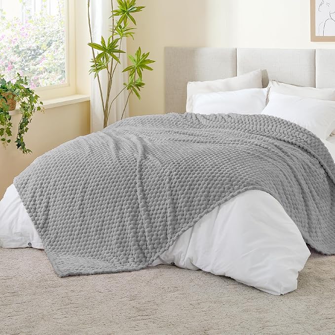 BEDELITE Grey Large Throw Blanket - Image 7