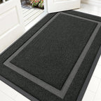 OLANLY Front Door Mat Outside 59x30, All-Season Heavy-Duty Rubber Doormat | by OLANLY
