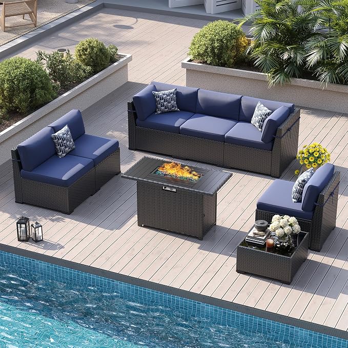 8 Piece Patio Furniture Set - Image 2