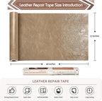 KING MOUNTAIN Leather Repair Patch, 12 x 60 Inches self Adhesive Leather Repair - Image 4