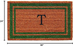 Calloway Mills Green Border 24" x 36" Monogram Doormat - Image 2