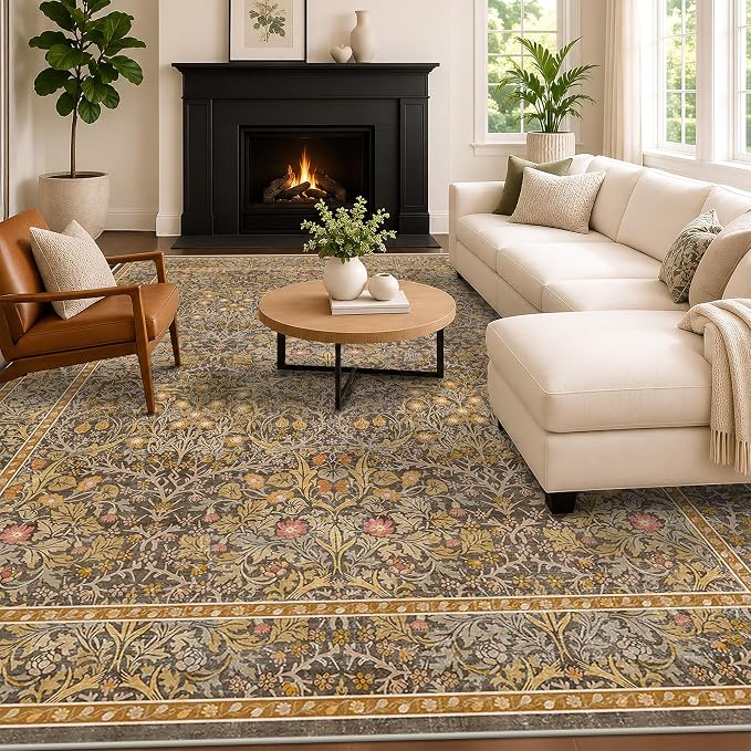 Large 8x12 Boho Living Room Rug - Image 3