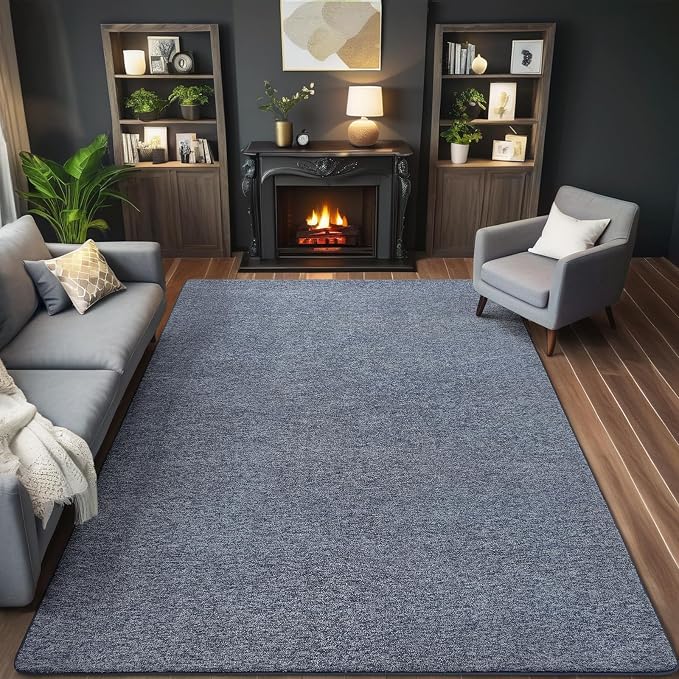 7x10 Area Rugs for Living Room Non Slip Dorm Bedroom Rug, Minimalist Washable by AROGANAREARUG