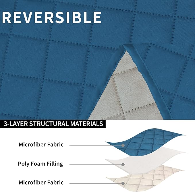 Easy-Going Recliner Sofa Cover, Reversible Couch Cover - Image 5