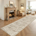 Soalmost Washable Kitchen Runner Rug 3x8 Hallway Entry Rugs Non-Slip, Foldable - Image 3