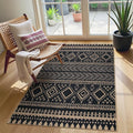 Lahome Boho Western Balcony Rug, Western Geometric Print Front Door Carpet by Lahome