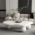 47.2" Cloud Coffee Table for Living Room Irregular Coffee Table Modern Low by LvingRoomFurniture
