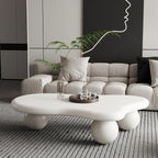 47.2" Cloud Coffee Table for Living Room Irregular Coffee Table Modern Low by LvingRoomFurniture