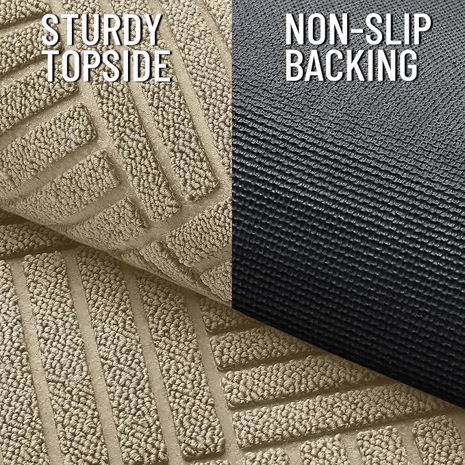OLANLY Front Door Mat Outside Entrance 47x17, Waterproof Heavy-Duty Doormat | - Image 4