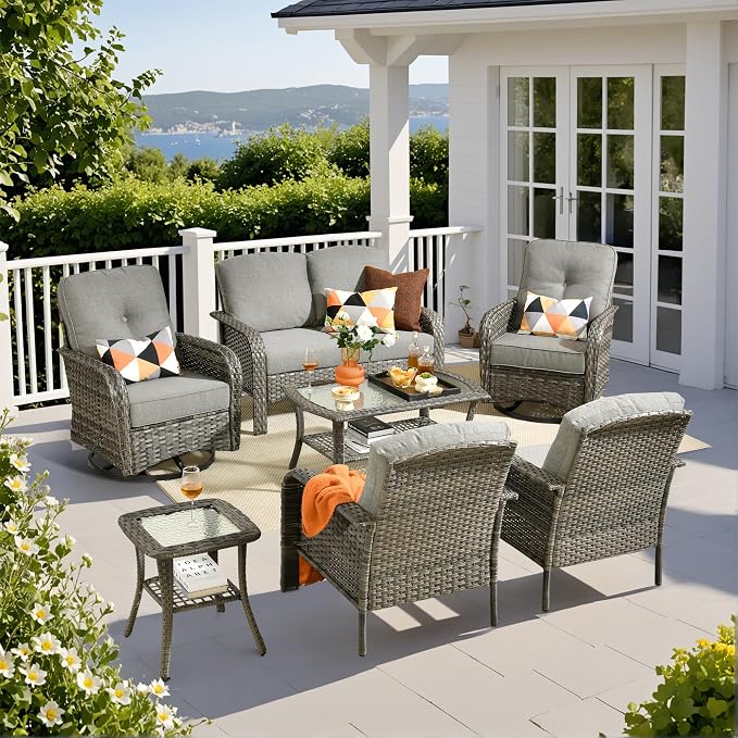 Weaxty 7 Pieces Patio Furniture Set by Eco-ChicLivingBeautifullyAffordable