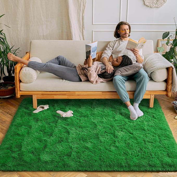 Chicrug Soft Area Rug for Bedroom Living Room Plush Fluffy Rug 4x6 | Shag Furry - Image 2
