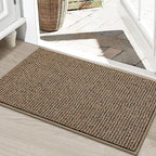 BEQHAUSE Dirt Trapper Door Mat 24" x 36", Non-Slip Washable Doormats, Low by BEQHAUSE